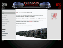 Tablet Screenshot of burkhart-transporte.de